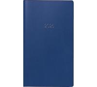 BRUNNEN Agenda de bolsillo, modelo 755 '26, A6 horizontal, plástico, azul oscuro