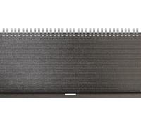 BRUNNEN Agenda Profesional horizontal modelo 870 (2025), 1 página = 1 semana más 1 página para notas, 285 × 120 mm, 128 páginas, tapa de cartón, color negro