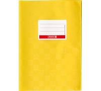Brunnen Baier & Schneider - Sobrecubierta para libros y cuadernos tamaño A4, 21,5 x 30,7 cm, color amarillo