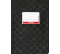 Brunnen Baier & Schneider - Sobrecubierta para libros y cuadernos tamaño A4, 21,5 x 30,7 cm, color negro