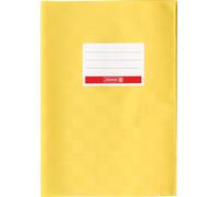 Brunnen Baier & Schneider - Sobrecubierta para libros y cuadernos tamaño A5, 15,5 x 22,0 cm, color amarillo