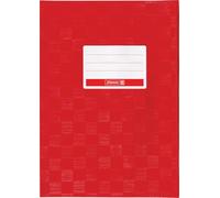 Brunnen Baier & Schneider - Sobrecubierta para libros y cuadernos tamaño A5, 15,5 x 22,0 cm, color rojo intenso