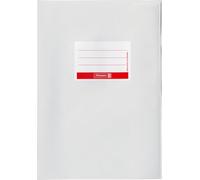 Brunnen Baier & Schneider - Sobrecubierta para libros y cuadernos tamaño A5, 15,5 x 22 cm, color blanco
