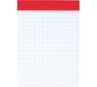 BRUNNEN Bloc de notas, A7, cuadriculado, 50 hojas, rojo