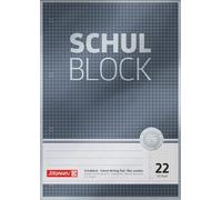 Brunnen Bloque escolar Premium A4, color negro