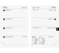 BRUNNEN Calendario de repuesto semanal modelo 723 2023, tamaño de la hoja 7,6 x 11,2 cm