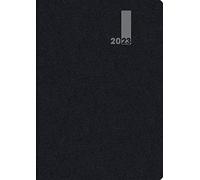 Brunnen Calendario mensual SlimLine modelo 739 2023, tamaño de la hoja 17 x 24 cm, negro, 1073933903