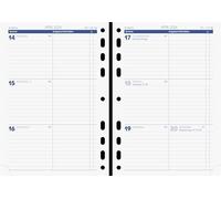 BRUNNEN Calendario semanal BUSINESS 2024 2 páginas = 1 semana A5, color blanco
