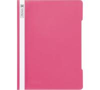 Brunnen Carpeta archivadora/carpeta de plástico A4 película de PVC Eosin/rosa
