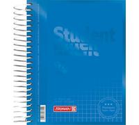 Brunnen Colour Code 106724233 Bloc de notas/Collegeblock Student, A6, cuadriculado, 90 g/m², 120 hojas, azul/azur
