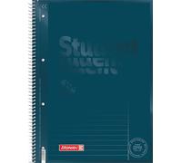 Brunnen Cuaderno escolar Premium Student Colour Code | A4, línea 25, 80 hojas, denim