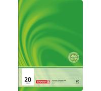 BRUNNEN Cuaderno escolar Premium Vivendi | A4, línea 20, 16 hojas, color verde