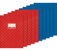 BRUNNEN Juego de fundas para cuadernos, 215 x 310 mm, A4, surtidos, 10 unidades