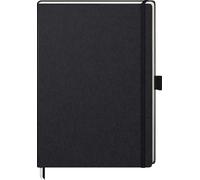 Brunnen Kompagnon 105528905 Cuaderno Clásico (Hard Cover, 21 x 29,4 cm, punteado, 192 páginas) 1 pieza Negro