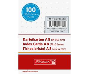 BRUNNEN Tarjetas A8 dotted