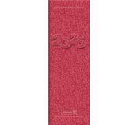 BRUNNEN Vormerkbuch Mod. 782 2026 | 108 × 297 mm, cartón, rojo