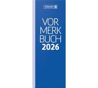 BRUNNEN Vormerkbuch Mod. 784 2026 | 108 × 297 mm, papel, azul