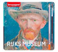 Bruynzeel & rijksmuseum set de 24 lápices de acuarela profesionales +