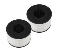 BS-03 True HEPA Filtro de repuesto para purificador de aire Slevoo, filtración H13 3 en 1 con carbón activado, captura el 99.97% del polvo y paquete de 2