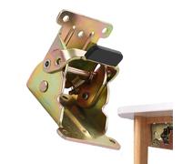 Bsbkoj Extensiones de patas de mesa, bisagra de mesa plegable, Bisagras de soporte con cerradura de 90 grados, Bisagra autobloqueante robusta, soportes de patas plegables para el hogar y el estudio