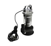 BSD Bomba de Aguas Sucias Sumergible con Trituradora, Cuerpo en Níquel/Hierro Fundido - Bomba de Inmersión para Aguas Residuales WQD 10-8-0,55-550W, 17 000L/h, Altura de Impulsiòn máx. 8m