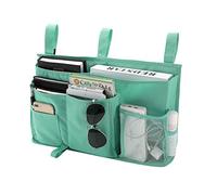 Bseash Organizador para Literas, Bolsa de Almacenaje Colgante para Literas, 8 Bolsillos, para Dormitorios Universitarios, Cama de Hospital, Barandillas de Cama de Bebé, Tela Oxford 600D