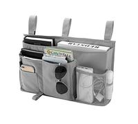 Bseash Organizador para Literas, Bolsa de Almacenaje Colgante para Literas, 8 Bolsillos, para Dormitorios Universitarios, Cama de Hospital, Barandillas de Cama de Bebé, Tela Oxford 600D