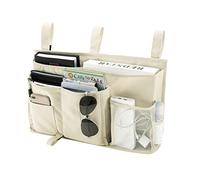 Bseash Organizador para Literas, Bolsa de Almacenaje Colgante para Literas, 8 Bolsillos, para Dormitorios Universitarios, Cama de Hospital, Barandillas de Cama de Bebé, Tela Oxford 600D