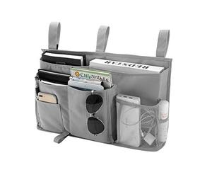 Bseash Organizador para Literas, Bolsa de Almacenaje Colgante para Literas, 8 Bolsillos, para Dormitorios Universitarios, Cama de Hospital, Barandillas de Cama de Bebé, Tela Oxford 600D