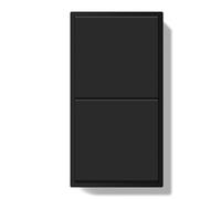 BSEEDLIFE Doble Interruptor Pared,Doble 1 Gang 2 Vía,Interruptor Conmutador con Marco de PC,Botón con Abrazaderas y Garras Para Cables,Fácil Instalación,150 * 80mm Negro