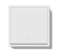 BSEEDLIFE Interruptor de Timbre Empotrado,Interruptor de Botón con Marco de PC,Timbre con Conexiones de Resorte Para Casa y Piso,Fácil Instalación,80 * 80mm Blanco