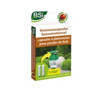 BSI - Recarga trampa de feromonas - para pirale du bois - Actúa hasta 3 meses - 2 cápsulas, sin