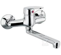 BSM5 Smile Grifo de cocina mural cromado