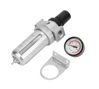 BSP 1/2" Compresor de aire, filtro y regulador de humedad, regulador de filtro de aire neumático con perilla de control de presión ajustable para herramientas y equipos de aire com