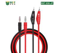 BST-030-JP Cable de salida de fuente de alimentación 2000V 20A conector Banana pinza de cocodrilo multímetro herramientas de reparación de teléfonos móviles línea de conexión
