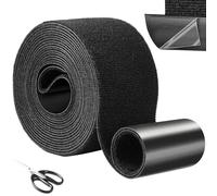 BSTDAYEVER Cinta de Reparación de Tela Parches Adhesivos Textil Cinta Reparaciónes Textil 5x320cm Parches de Nailon Negro Autoadhesiva para Sofás Lona Toldo Parche Muebles Chaqueta Plumón Impermeable