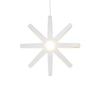 Bsweden Estrella de adviento Fling 78 Blanco. cable blanco