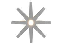 Bsweden Estrella de adviento Fling plata Ø33 cm