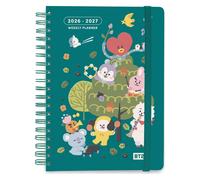 BT21 Agenda Escolar planificador semanal 2026/2027 A5