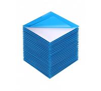 BTACGWP 30 Parches Reparación Piscina TPU Azul Translúcido 7x7cm, Impermeables Autoadhesivos, Sellado Instantáneo Bajo el Agua sin Vaciar ni Pegamento