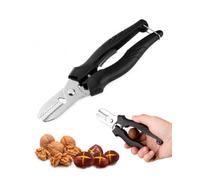 BTACGWP Cascanueces Multiuso, 1 udc. Abridor de Frutos Secos y Castañas con Mango Antideslizante, Rompe Cáscaras Duras Sin Esfuerzo y Preserva la Fruta Intacta para Picoteo Saludable y Seguro
