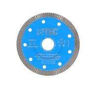 BTEC 24 discos de corte de diamante para azulejos y gres porcelánico, cerámica y baldosas duras extrafinos, 1,2 mm de diámetro de 125 mm x 22,23 mm, montaje Super Cut