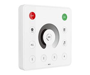 BTF-LIGHTING RC1 Inalámbrico 2.4G RF 4 Zone Un Solo Color Tira de LED Panel Smart