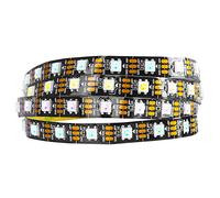 BTF-LIGHTING WS2812B Tira LED RGB Alambre de oro puro 1M 60LEDs/m IP30