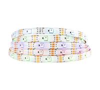 BTF-LIGHTING WS2815(Actualizado WS2812B) 16.4ft 150 Pixeles Individualmente Digital Direccionable RGB Doble Señal Tira de LED Flexible 5050 SMD IP65 Impermeable Color de Sueño Mágico DC12V Blanco PCB