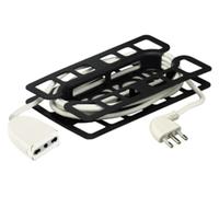 Bticino 2528b base múltiple 5 m 1 salidas ac negro, blanco