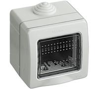bticino 25502 De plástico IP55 caja eléctrica - Caja para cuadro eléctrico (76 mm, 65 mm, 76 mm)