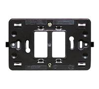 BTICINO 500S/23 Soporte ancho 2P caja redonda Magic (para placas art. 500/23/.