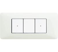 Bticino AM4003CWI - Mando de luces inalámbrico conectado Matix Smart, para encender, apagar y ajustar la intensidad de las luces con el smartphone o con Alexa, Siri y Google Home, 1 plaza, blanco