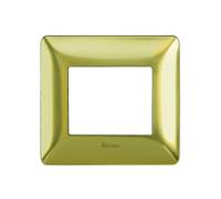 Bticino AM4803MSL Matix - Placa de 3 módulos, plateado